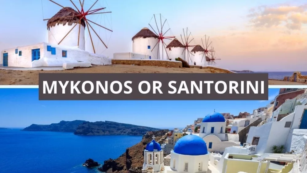Are Mykonos and Santorini Similar