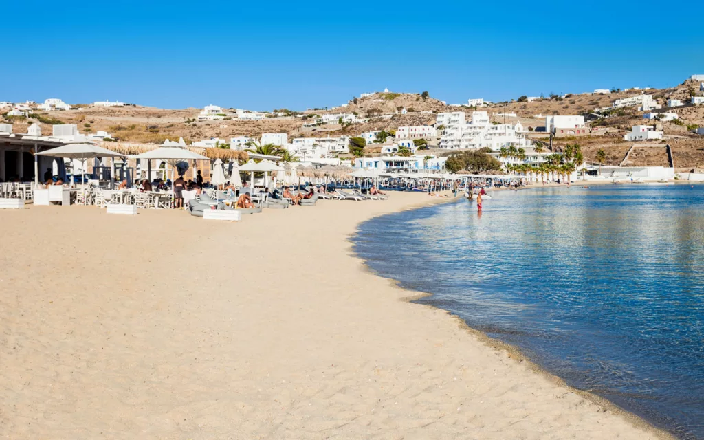 ornos beach mykonos